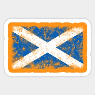 Scotland Vintage Flag Sticker